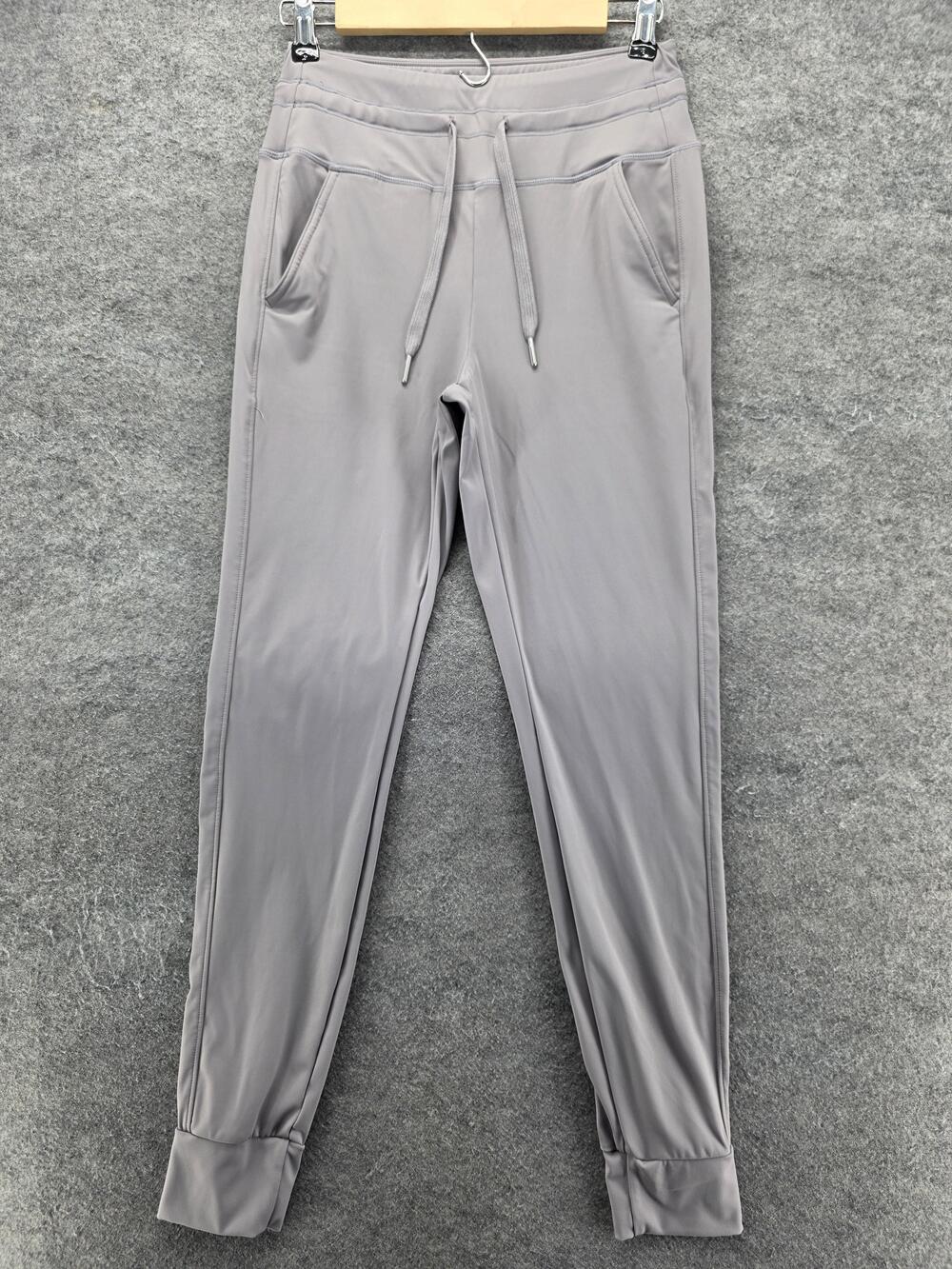 Halara Leggings Womens S Gray Jogger Pockets Elastic Waist Yoga 28 Inseam